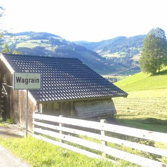Ortsschild Wagrain